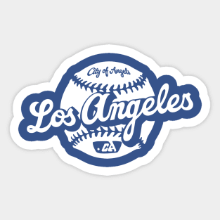 Los Angeles Baseball Sticker